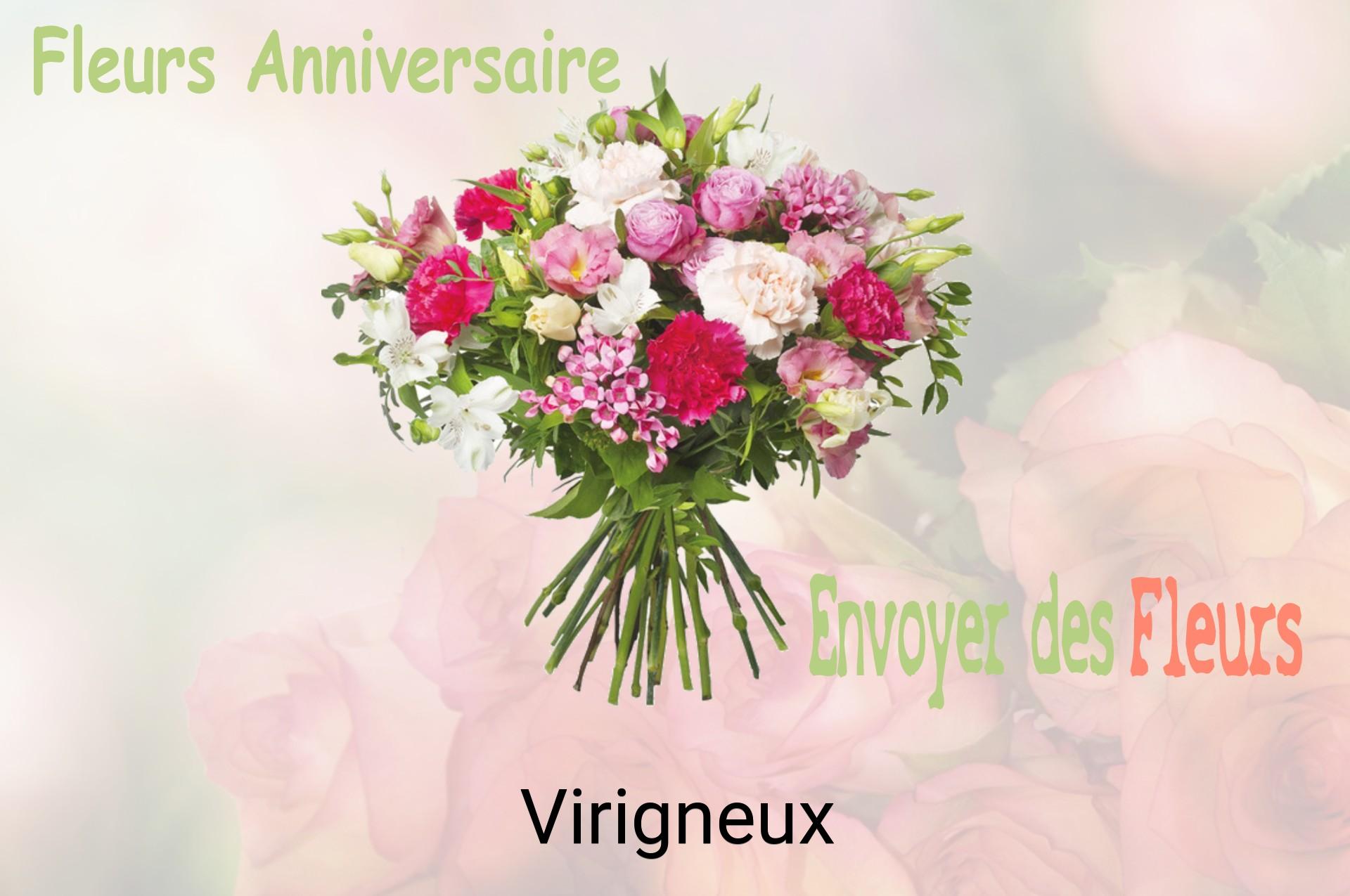Bouquet de fleurs d’anniversaire livré à Virigneux