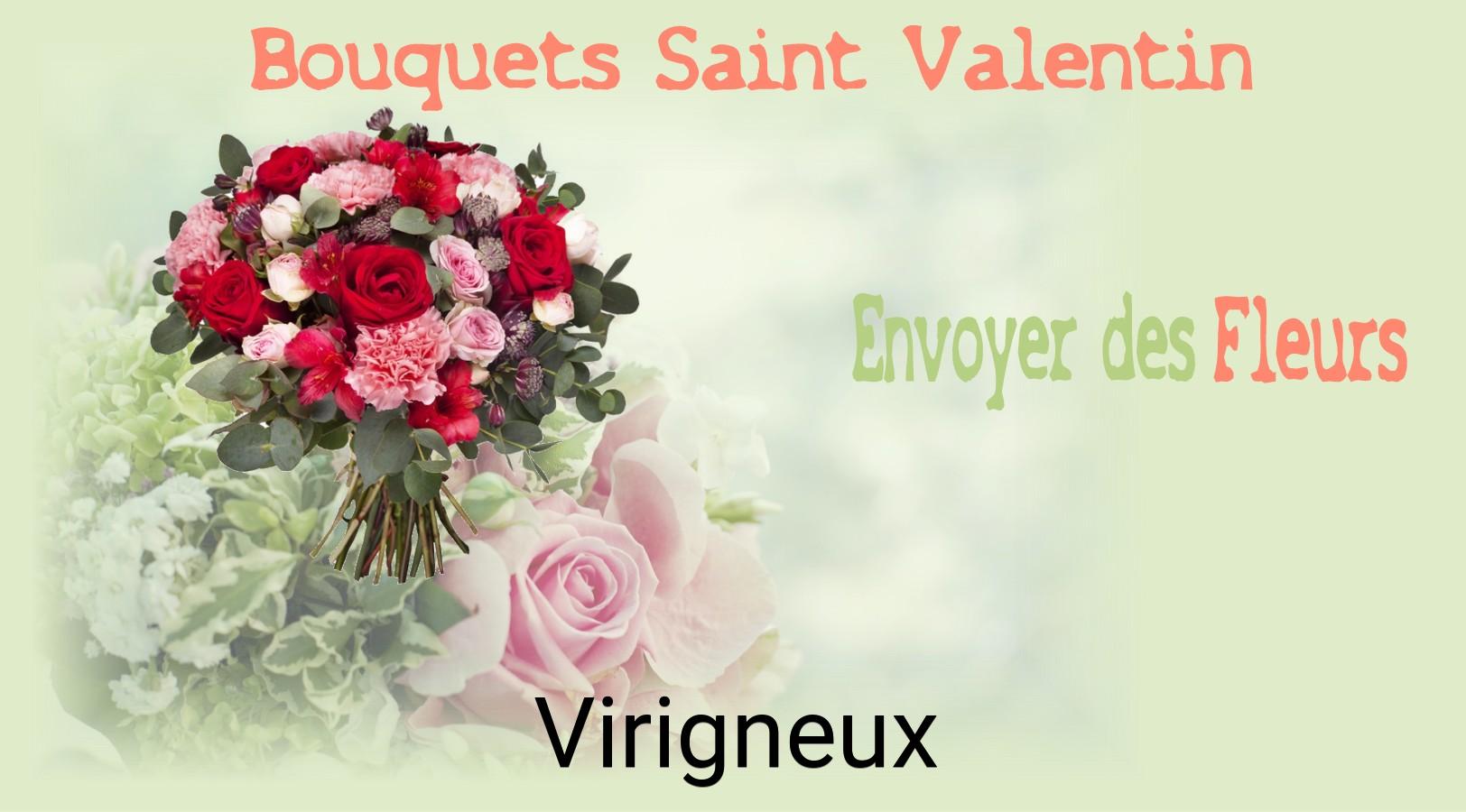 Roses de Saint-Valentin livrées à Virigneux